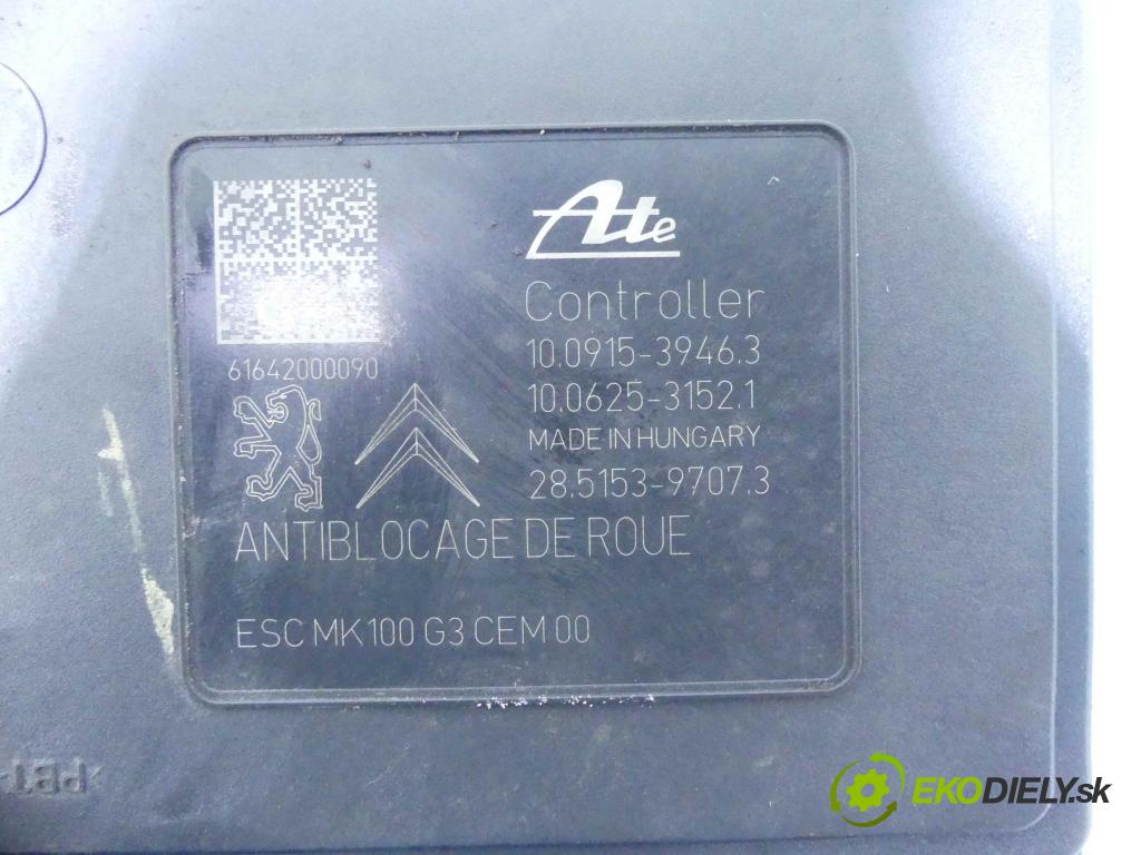 Citroen C4 Cactus 2014-2020 1.2 Tech: 82 HP manual 60 kW 1199 cm3 5- čerpadlo abs 9814482680 (Pumpy ABS)