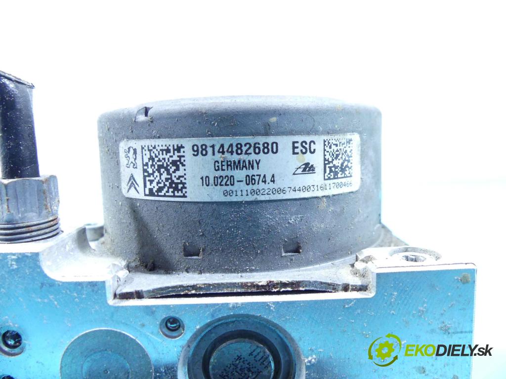 Citroen C4 Cactus 2014-2020 1.2 Tech: 82 HP manual 60 kW 1199 cm3 5- čerpadlo abs 9814482680 (Pumpy ABS)
