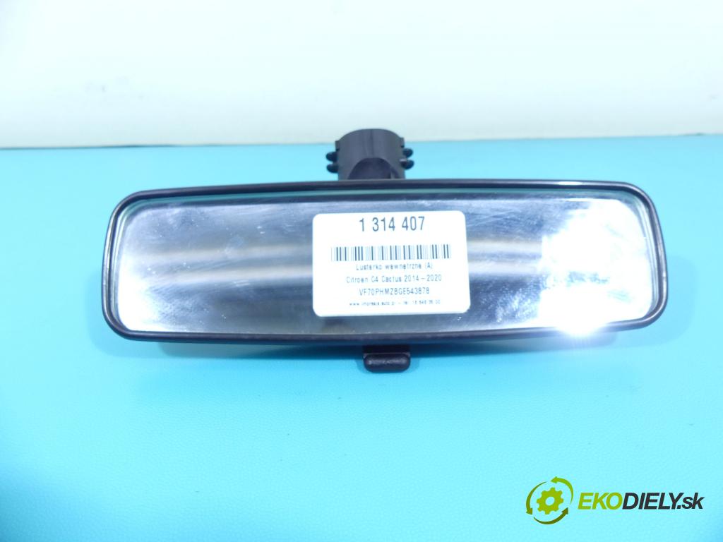 Citroen C4 Cactus 2014-2020 1.2 Pure Tech: 82 HP manual 60 kW 1199 cm3 5- zrkadlo uvnitř:  (Spätné zrkadlá vnútorné)