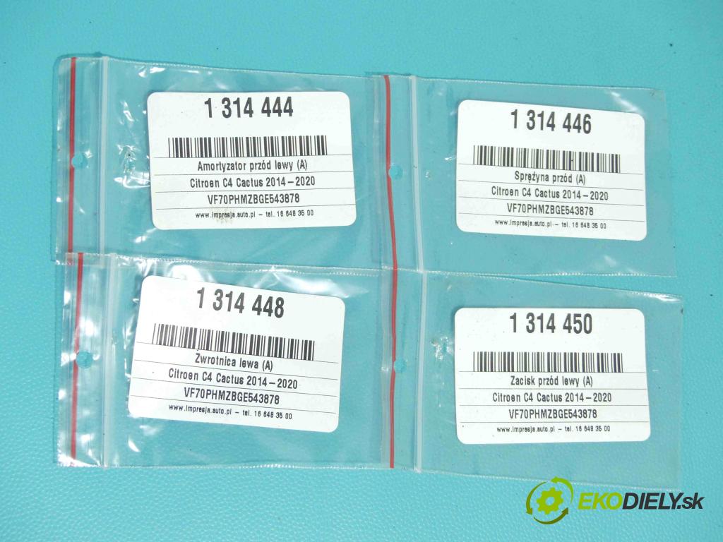 Citroen C4 Cactus 2014-2020 1.2 Pure Tech: 82 HP manual 60 kW 1199 cm3 5- náboj ľavé  (Náboje)