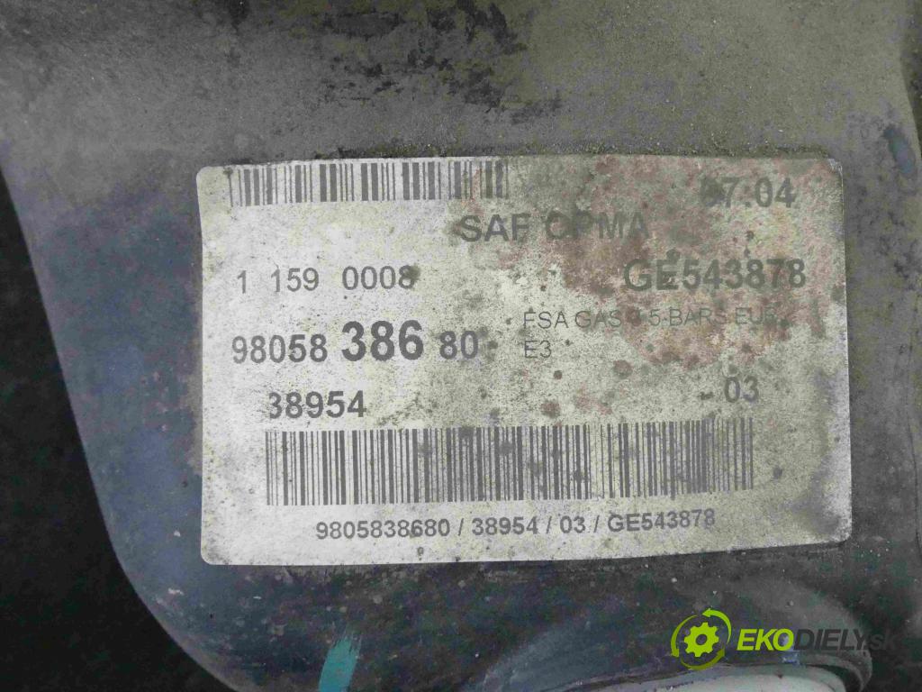 Citroen C4 Cactus 2014-2020 1.2 Tech: 82 HP manual 60 kW 1199 cm3 5- Nádrž: palivo 9805838680 (Nádrže)