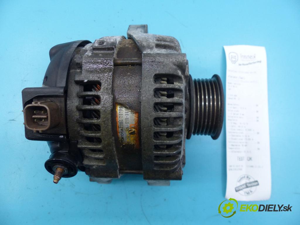 Lexus RX II 2003-2008 3.3 V6 232KM automatic 171 kW 3302 cm3 5- Alternator 27060-20280 (Alternátory)