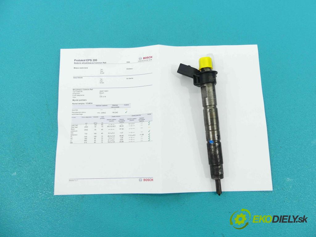 Bmw 1 E87 2004-2011 2.0d 177 HP manual 130 kW 1995 cm3 3- vstrek 0445116001 (Vstrekovače)