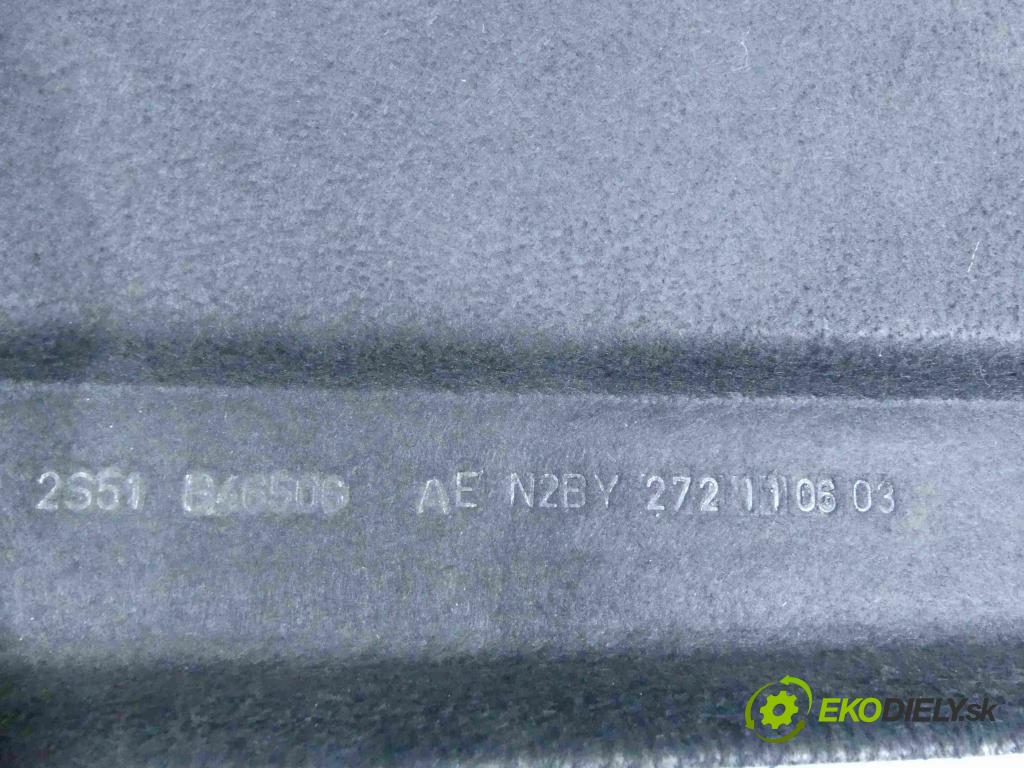 Ford Fiesta Mk6 2002-2008 1.4 16v 80 HP manual 59 kW 1388 cm3 3- zadná 2S51-B46506-AE (Pláta zadné)