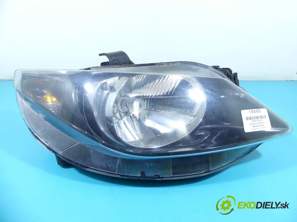 Seat Ibiza IV 6J 2008-2017 1.4 16V 86 HP manual 63 kW 1390 cm3 3- Reflektor: pravý 6J1941022C (Pravé)