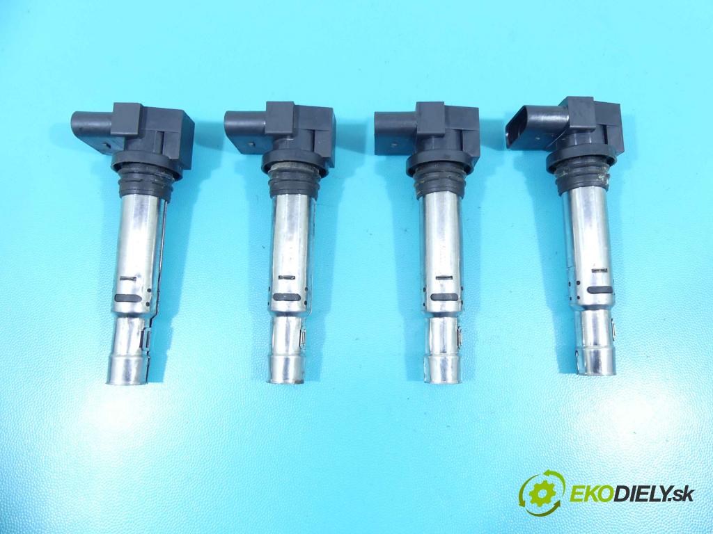 Seat Ibiza IV 6J 2008-2017 1.4 16V 86 HP manual 63 kW 1390 cm3 3- cievka zapaľovacia 0040102030 (Zapaľovacie cievky, moduly)