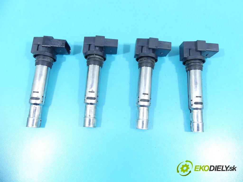 Seat Ibiza IV 6J 2008-2017 1.4 16V 86 HP manual 63 kW 1390 cm3 3- cievka zapaľovacia 0040102030 (Zapaľovacie cievky, moduly)