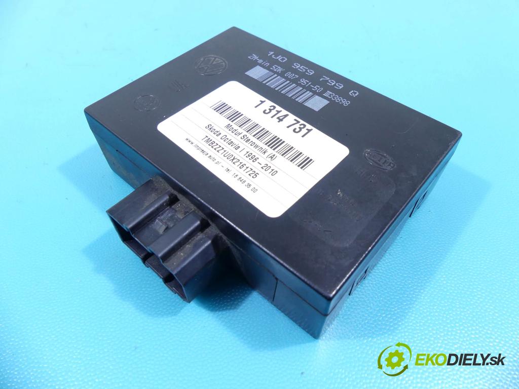 Skoda Octavia I 1996-2010 1.9 tdi 90 HP manual 66 kW 1896 cm3 5- modul riadiaca jednotka 1J0959799Q (Ostatné)