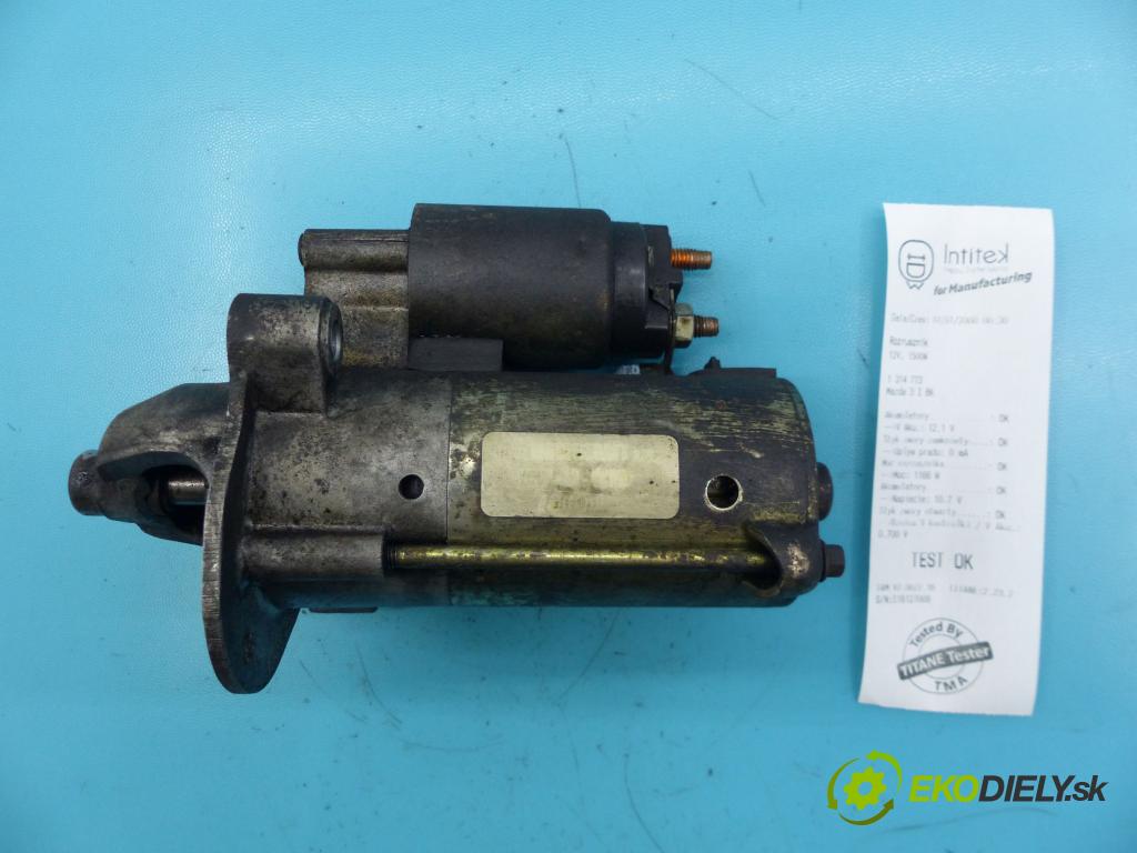 Mazda 3 I BK 2003-2009 1.6 citd 109 HP manual 80 kW 1560 cm3 5- štartér  (Štartéry)