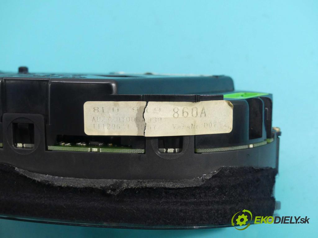 Audi A3 8L 1996-2003 1.6 SR 101 HP manual 74 kW 1595 cm3 3- prístrojovka/ budíky 8L0919860A (Prístrojové dosky, displeje)