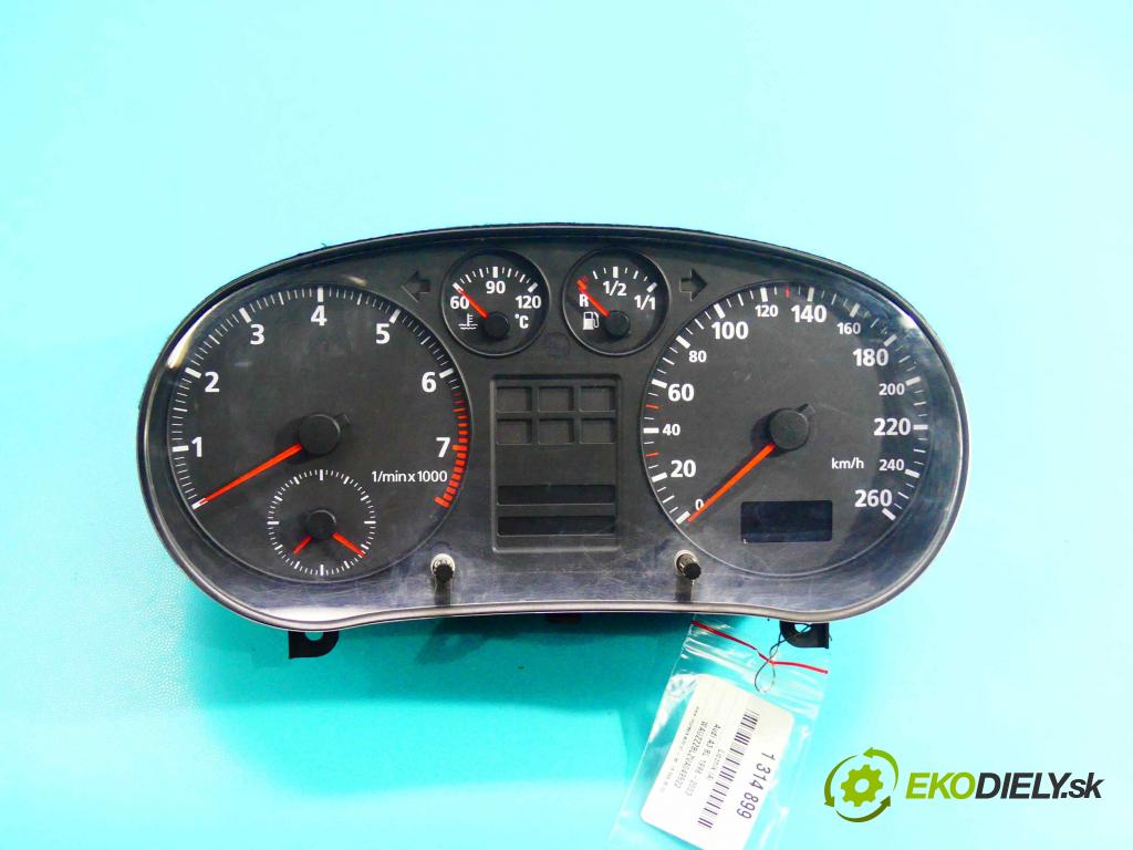 Audi A3 8L 1996-2003 1.6 SR 101 HP manual 74 kW 1595 cm3 3- prístrojovka/ budíky 8L0919860A (Prístrojové dosky, displeje)