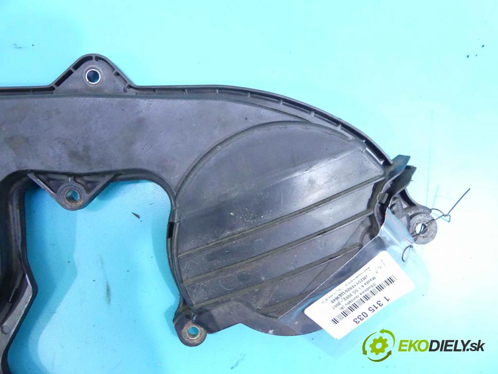 Mazda 6 I GG 2002-2007 2.0 citd 136hp manual 100 kW 1998 cm3 5- obal vačkový RF5C10510 (Kryty motora)