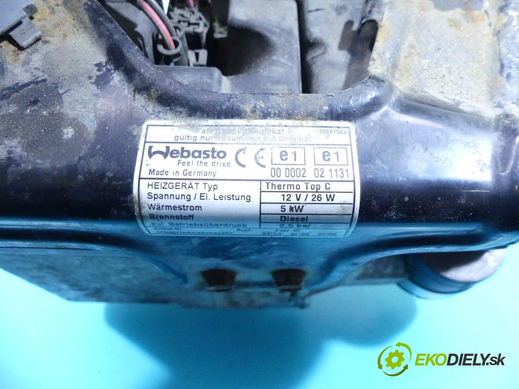 Mazda 6 I GG 2002-2007 2.0 citd 136hp manual 100 kW 1998 cm3 5- Webasto 3E140678 (Webasto ohřívače)