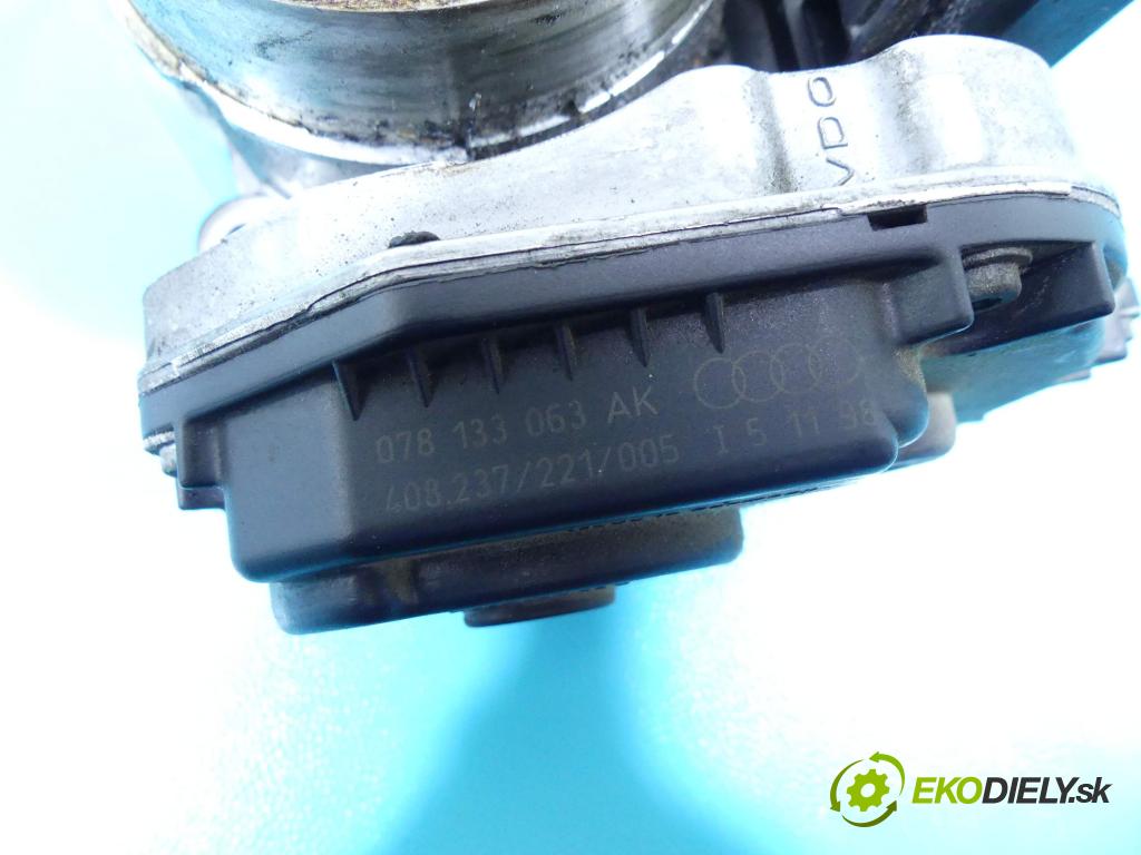 Audi A6 C5 1997-2004 2.4 V6 165 HP automatic 121 kW 2393 cm3 4- klapka 078133063AK (Škrtiace klapky)