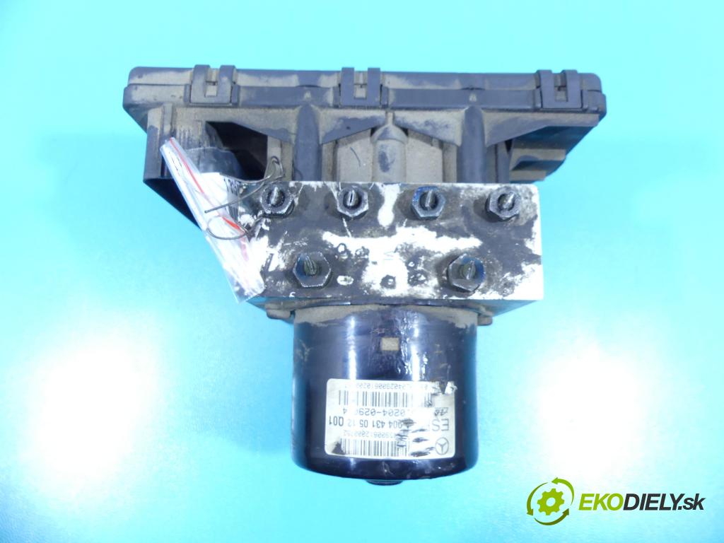 Mercedes C W203 2000-2007 2.0 kompressor 163 HP manual 120 kW 1998 cm3 4- čerpadlo abs A0044310512Q01 (Pumpy ABS)
