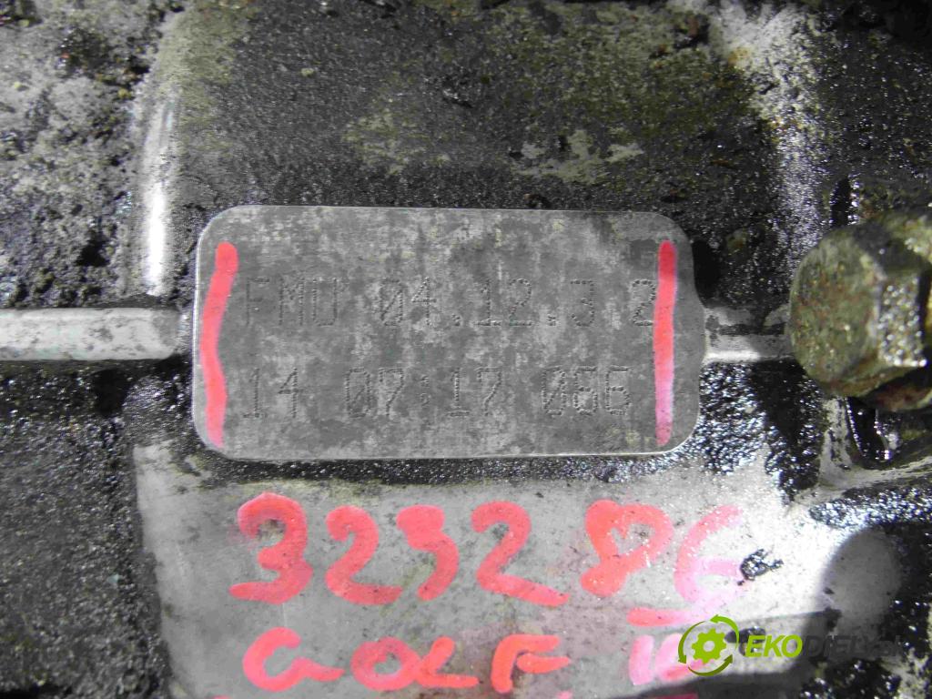 Vw Golf IV 1997-2003 1.9 tdi 101 HP manual 74 kW 1896 cm3 5- prevodovka stupeň,rýchlosť manual FMU