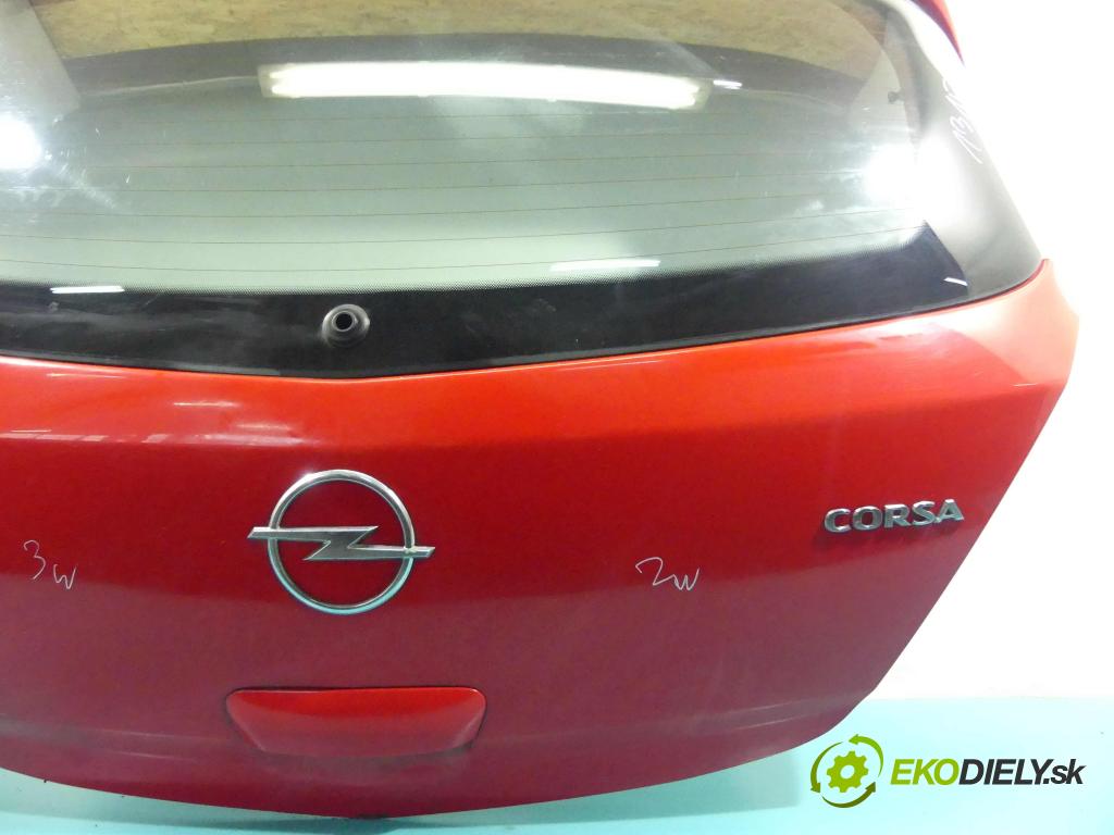 Opel Corsa D 2006-2014 1.2 16V 80 hp manual 59 kW 1229 cm3 5- zadní kufrové dveře  (Zadní kapoty)