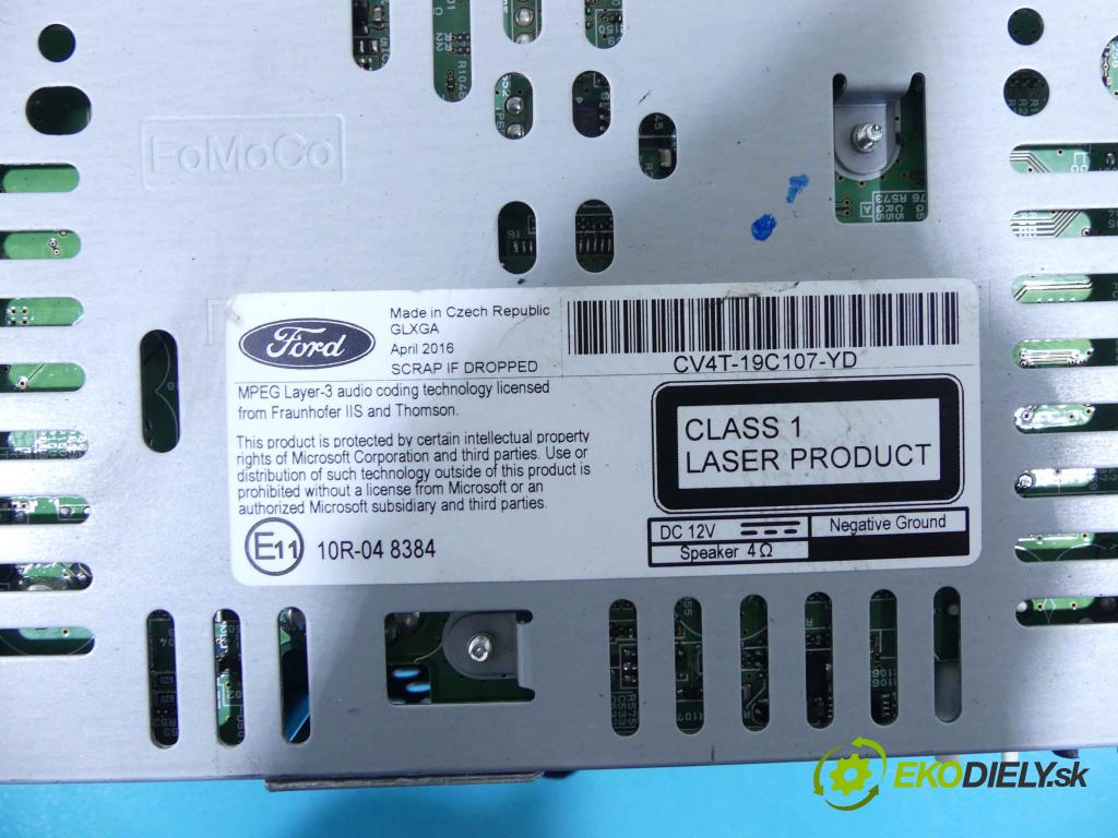 Ford Kuga Mk2 2013-2019 2.0 tdci 150 HP manual 110 kW 1997 cm3 5- Radio originál CV4T-19C107-YD
