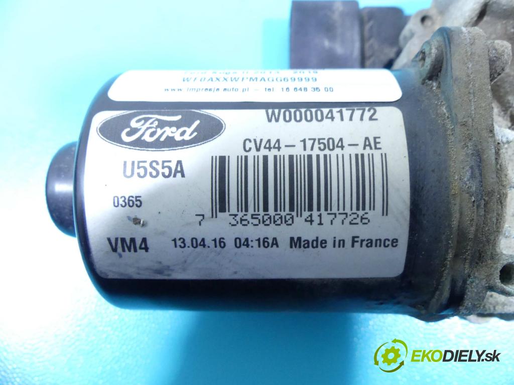 Ford Kuga II 2013-2019 2.0 tdci 150 hp manual 110 kW 1997 cm3 5- motor stěračů přední CV44-17504-AE