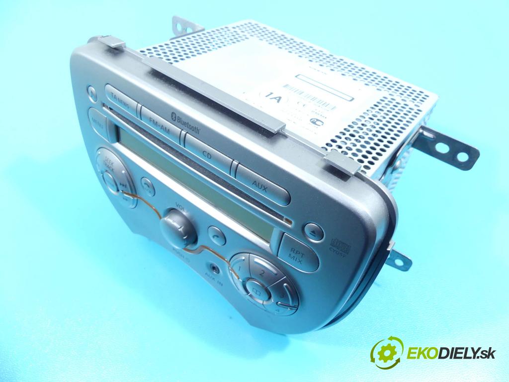 Nissan Micra K13 2010-2017 1.2 12V 80 HP manual 59 kW 1198 cm3 5- Radio originál 28185-1HA0A
