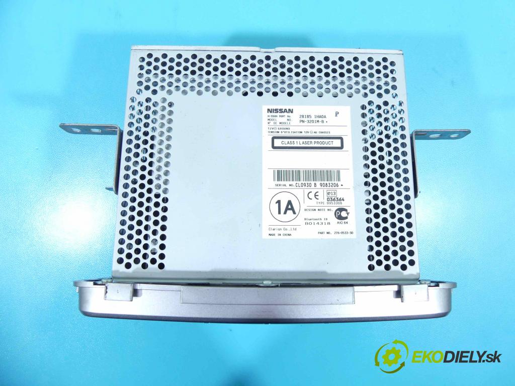 Nissan Micra K13 2010-2017 1.2 12V 80 HP manual 59 kW 1198 cm3 5- Radio originál 28185-1HA0A