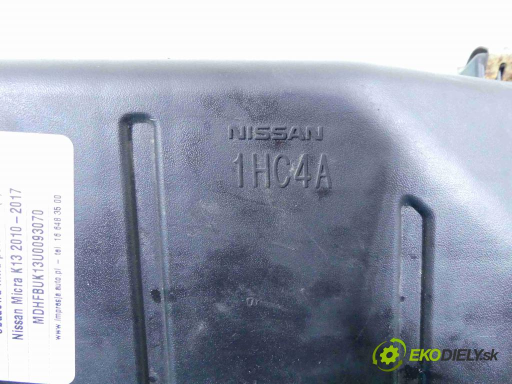 Nissan Micra K13 2010-2017 1.2 12V 80 hp manual 59 kW 1198 cm3 5- obal filtra vzduchu 1HC4A (Kryty filtrů)