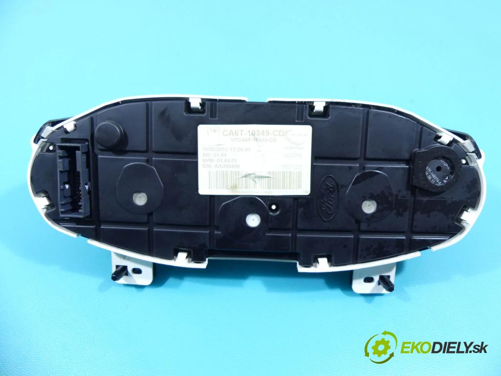 Ford Fiesta Mk7 2008-2017 1.4 tdci 70 HP manual 51,5 kW 1399 cm3 5- prístrojovka/ budíky VP8A6F-10894-BC (Prístrojové dosky, displeje)