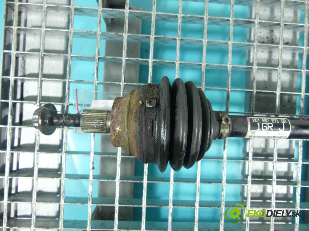 Vw Jetta VI 2010-2018 1.4 TSI 122 HP manual 90 kW 1390 cm3 4- poloos ľavé 1K0407271GR (Poloosy)