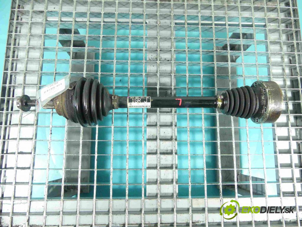 Vw Jetta VI 2010-2018 1.4 TSI 122 HP manual 90 kW 1390 cm3 4- poloos ľavé 1K0407271GR (Poloosy)