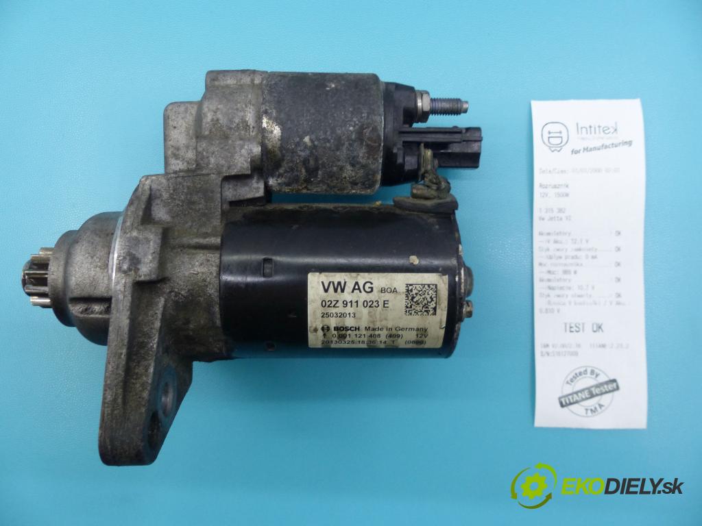Vw Jetta VI 2010-2018 1.4 TSI 122 HP manual 90 kW 1390 cm3 4- štartér 0001121408 (Štartér)