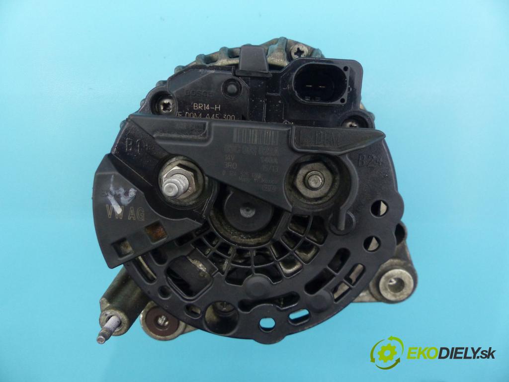 Vw Jetta VI 2010-2018 1.4 TSI 122 hp manual 90 kW 1390 cm3 4- Alternator 0124525093 (Alternátory)