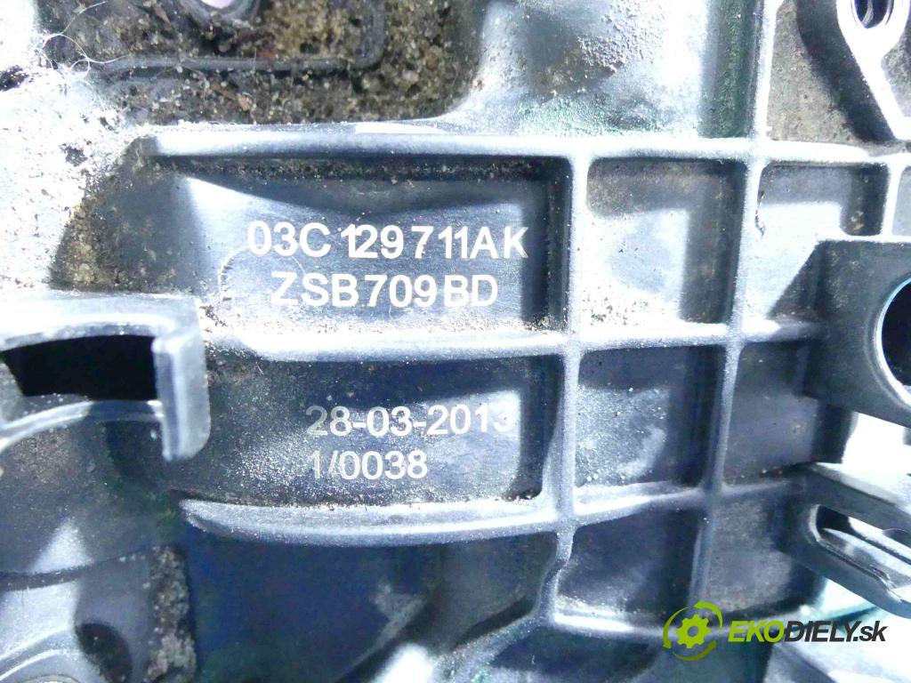 Vw Jetta VI 2010-2018 1.4 TSI 122 HP manual 90 kW 1390 cm3 4- zvod nasávací 03F145749C (Sacie potrubia)