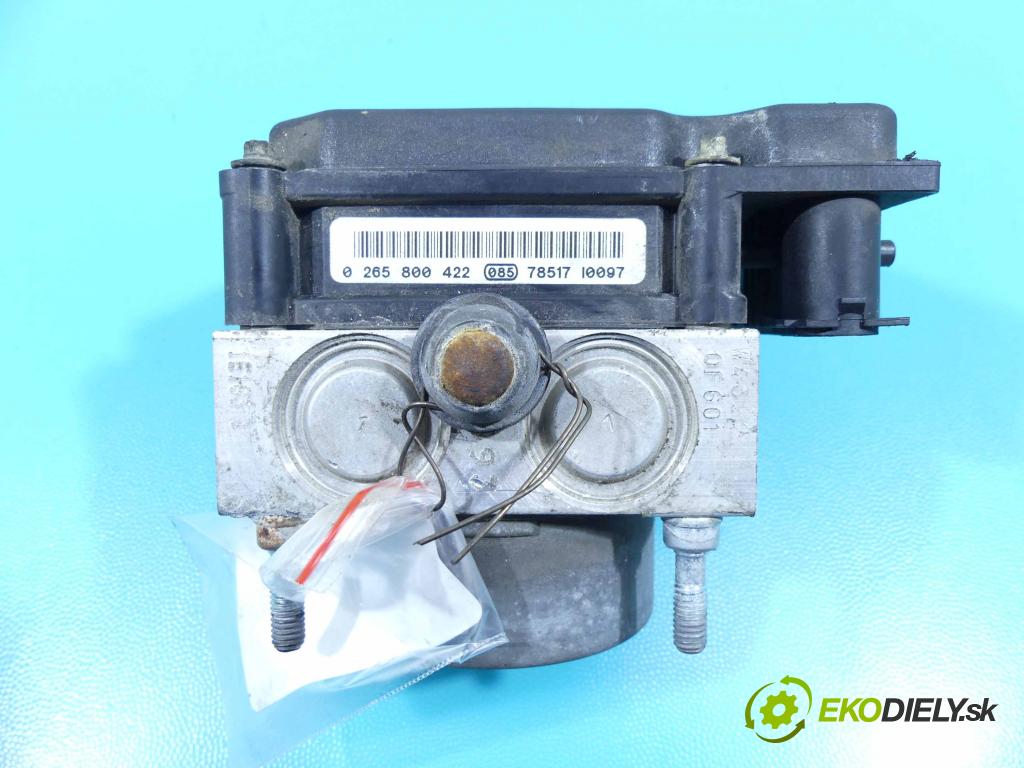 Opel Corsa D 2006-2014 1.2 16V 80 HP manual 59 kW 1229 cm3 5- čerpadlo abs 0265800422 (Pumpy ABS)