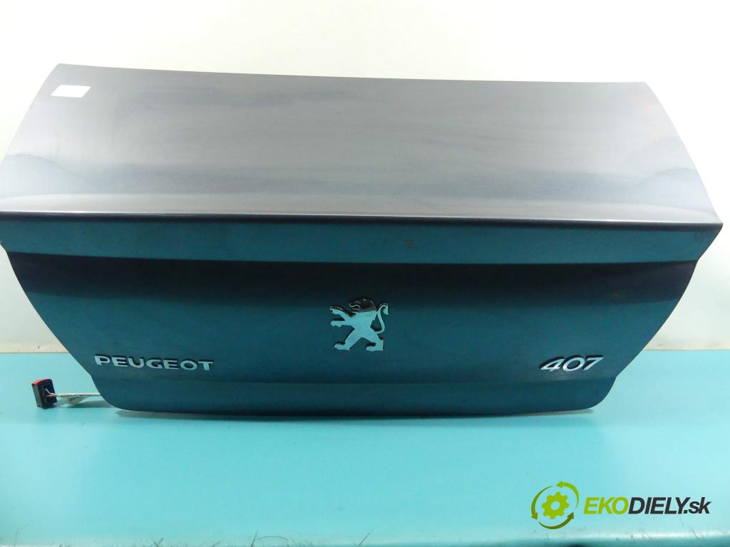 Peugeot 407 1,8.0 16v 125 hp manual 92 kW 1749 cm3 4- zadní kufrové dveře  (Zadní kapoty)