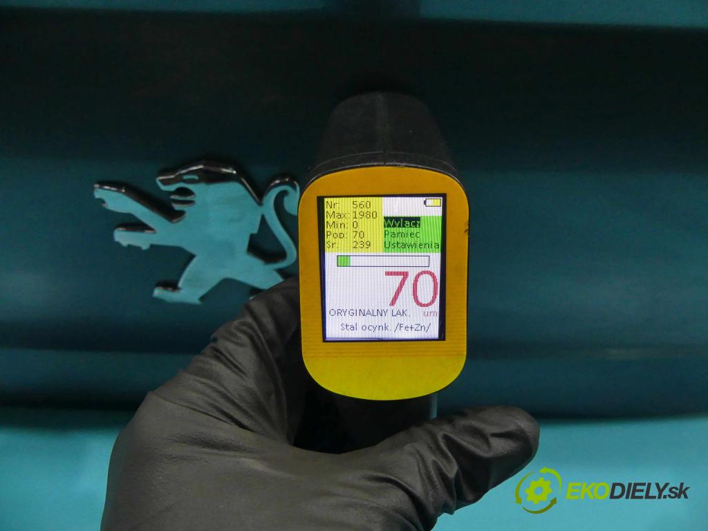 Peugeot 407 1,8.0 16v 125 hp manual 92 kW 1749 cm3 4- zadní kufrové dveře  (Zadní kapoty)