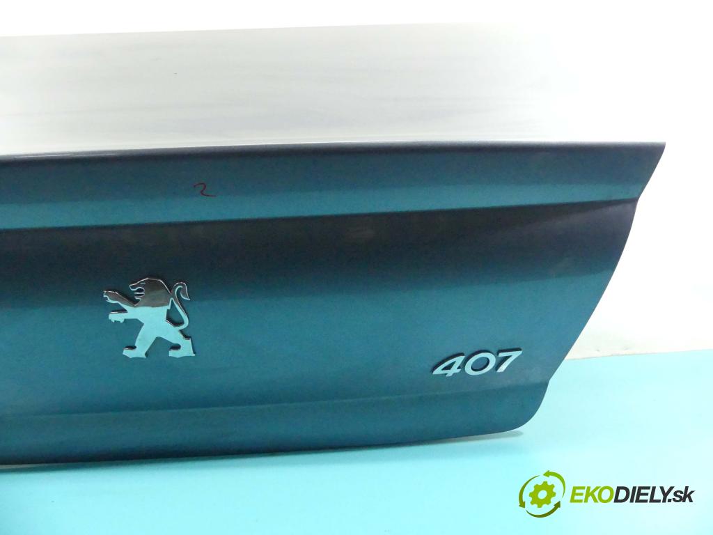 Peugeot 407 1,8.0 16v 125 hp manual 92 kW 1749 cm3 4- zadní kufrové dveře  (Zadní kapoty)