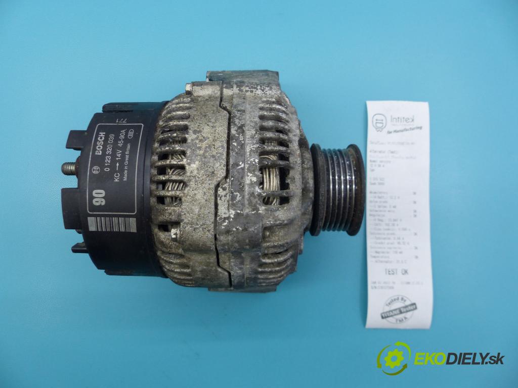 Saab 9000 2.3 T 200 hp manual 147 kW 2290 cm3 5- Alternator AAK5313 (Alternátory)