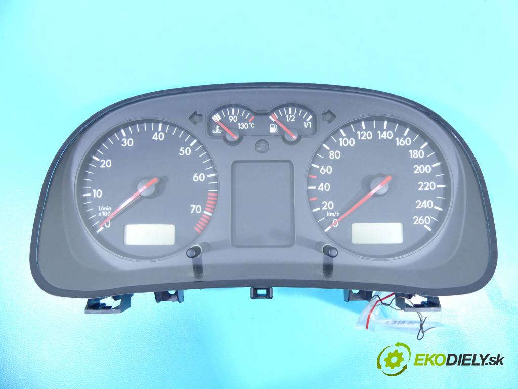 Vw Golf IV 1997-2003 1.6 16v 105 HP manual 77 kW 1598 cm3 3- prístrojovka/ budíky 0263628001 (Prístrojové dosky, displeje)