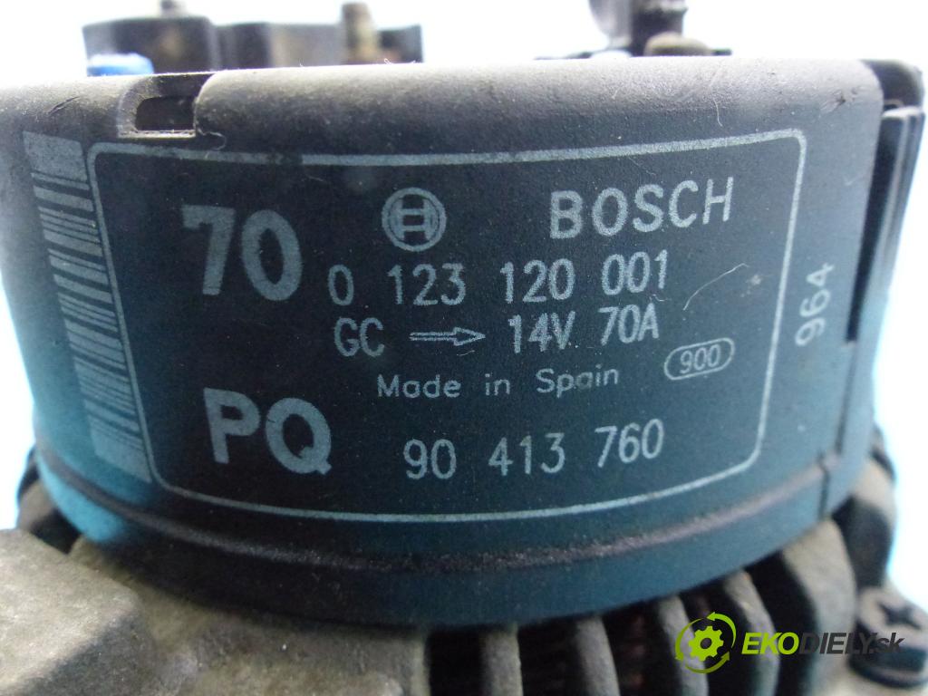 Opel Astra I 1991-2002 1.4 60 hp manual 44 kW 1389 cm3 5- Alternator 0123120001 (Alternátory)
