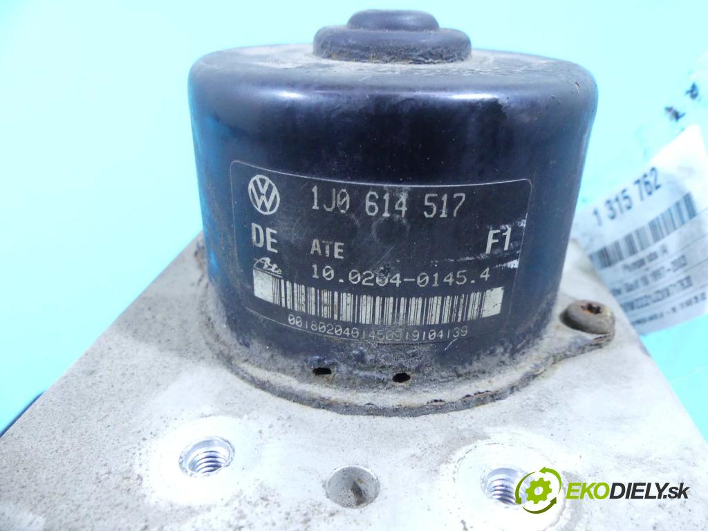 Vw Golf IV 1997-2003 2.0 8v 116 HP manual 85 kW 1984 cm3 5- čerpadlo abs 1J0614517 (Pumpy ABS)