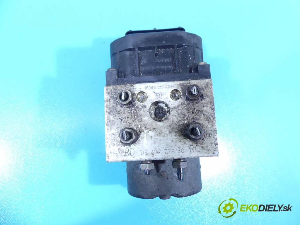 Peugeot 307 1.6 16v 109 HP manual 80 kW 1587 cm3 5- čerpadlo abs 0265216757 (Pumpy ABS)