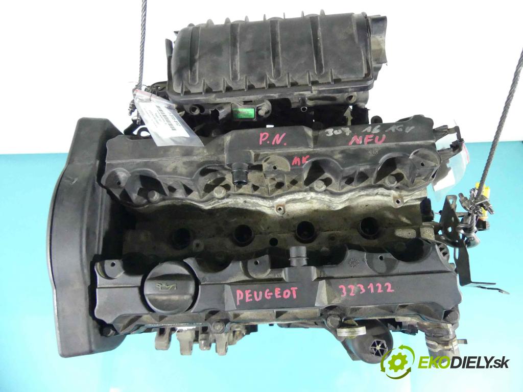 Peugeot 307 1.6 16v 109 hp manual 80 kW 1587 cm3 5- motor benzín NFU