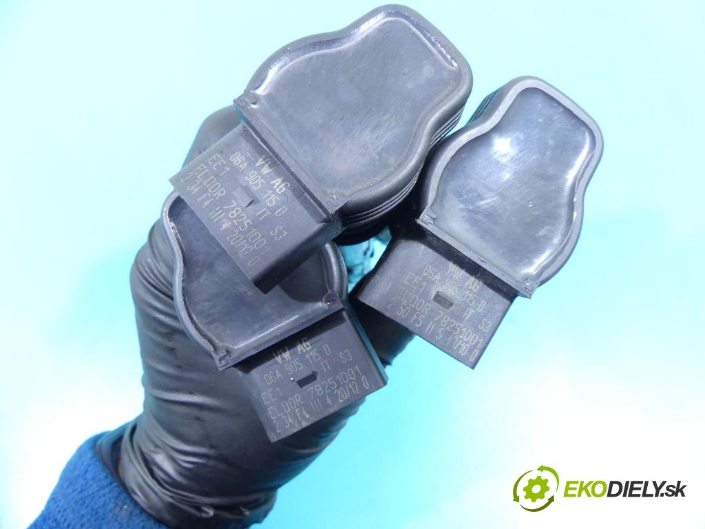 Skoda Octavia I 1996-2010 1.8 T 150 HP manual 110 kW 1781 cm3 5- cievka zapaľovacia 06A905115D (Zapaľovacie cievky, moduly)