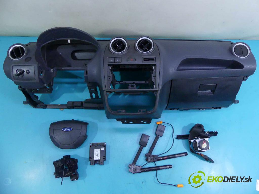 Ford Fiesta Mk6 2002-2008 1.4 tdci 68 HP manual 50 kW 1399 cm3 5- kokpit,pristrojová doska rozdeľovacia 