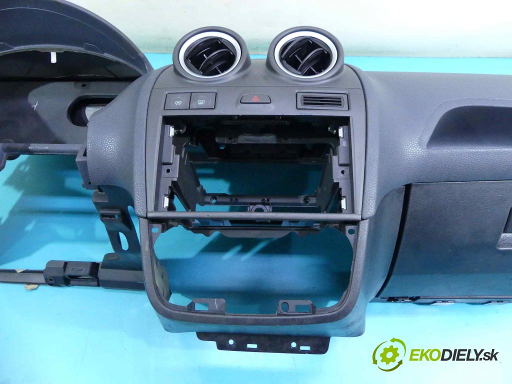 Ford Fiesta Mk6 2002-2008 1.4 tdci 68 HP manual 50 kW 1399 cm3 5- kokpit,pristrojová doska rozdeľovacia