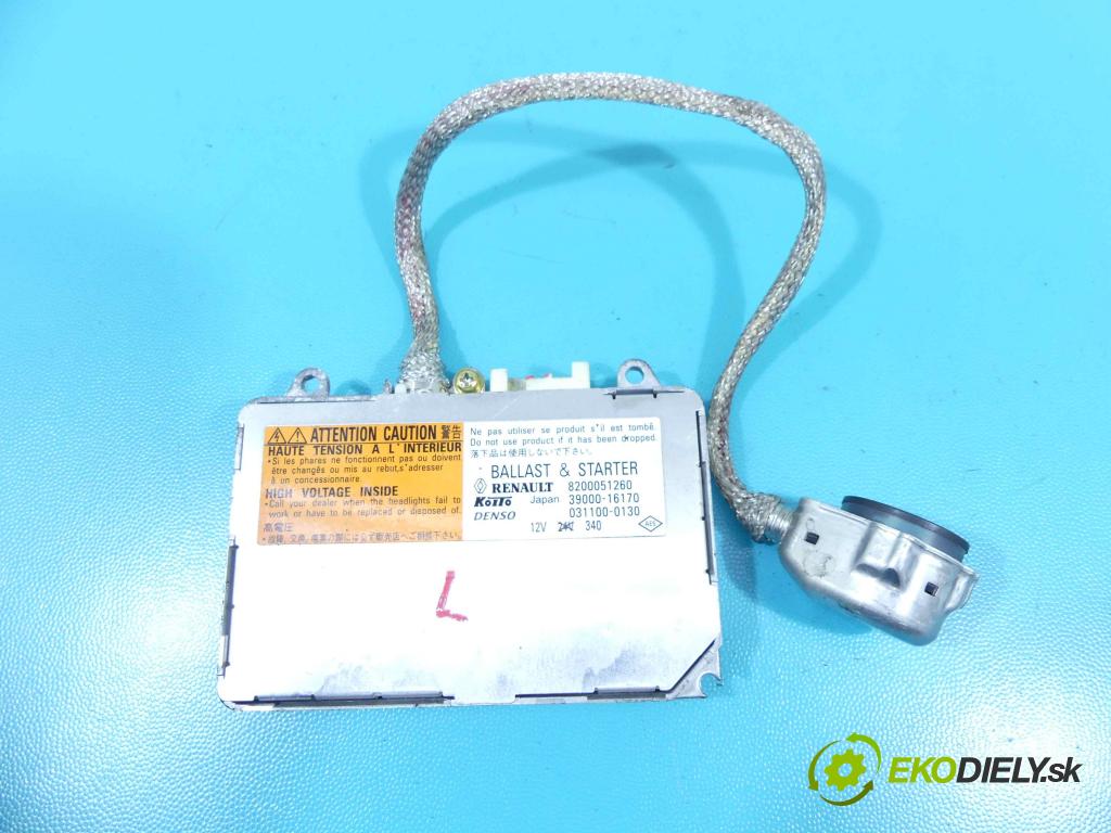 Renault Vel satis 3.0 dci 177 HP automatic 130 kW 2958 cm3 5- střídač: xenon 8200051260 (Riadiace jednotky xenónu)