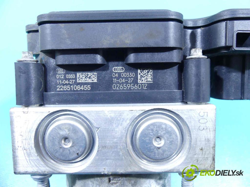Nissan Micra K13 2010-2017 1.2 12V 80 HP manual 59 kW 1198 cm3 5- čerpadlo abs 0265956012 (Pumpy ABS)