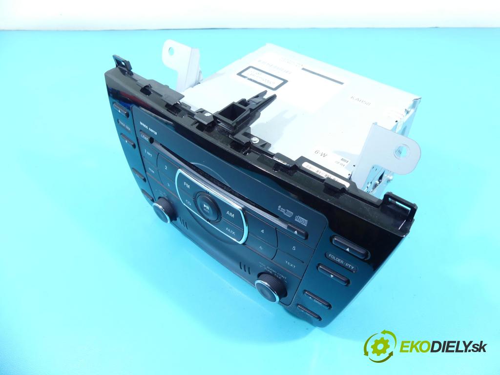 Mazda 6 II GH 2007-2012 2.0 16v DISI 155 HP manual 114 kW 1999 cm3 5- Radio originál CQ-EM4971VT
