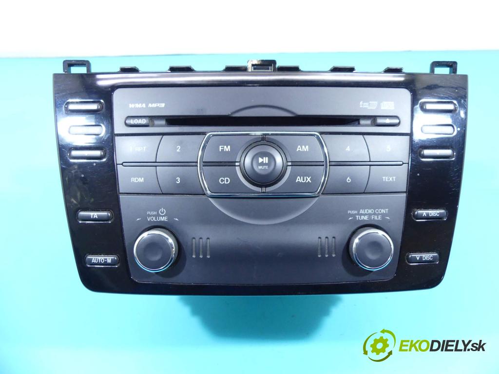 Mazda 6 II GH 2007-2012 2.0 16v DISI 155 HP manual 114 kW 1999 cm3 5- Radio originál CQ-EM4971VT