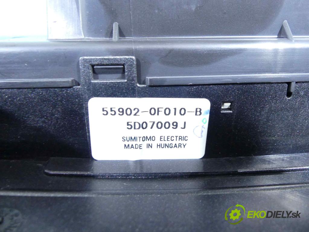 Toyota Corolla Verso II 2004-2009 2.0 D4D 116 HP manual 85 kW 1995 cm3 5- panel kúrenia 55900-0F030